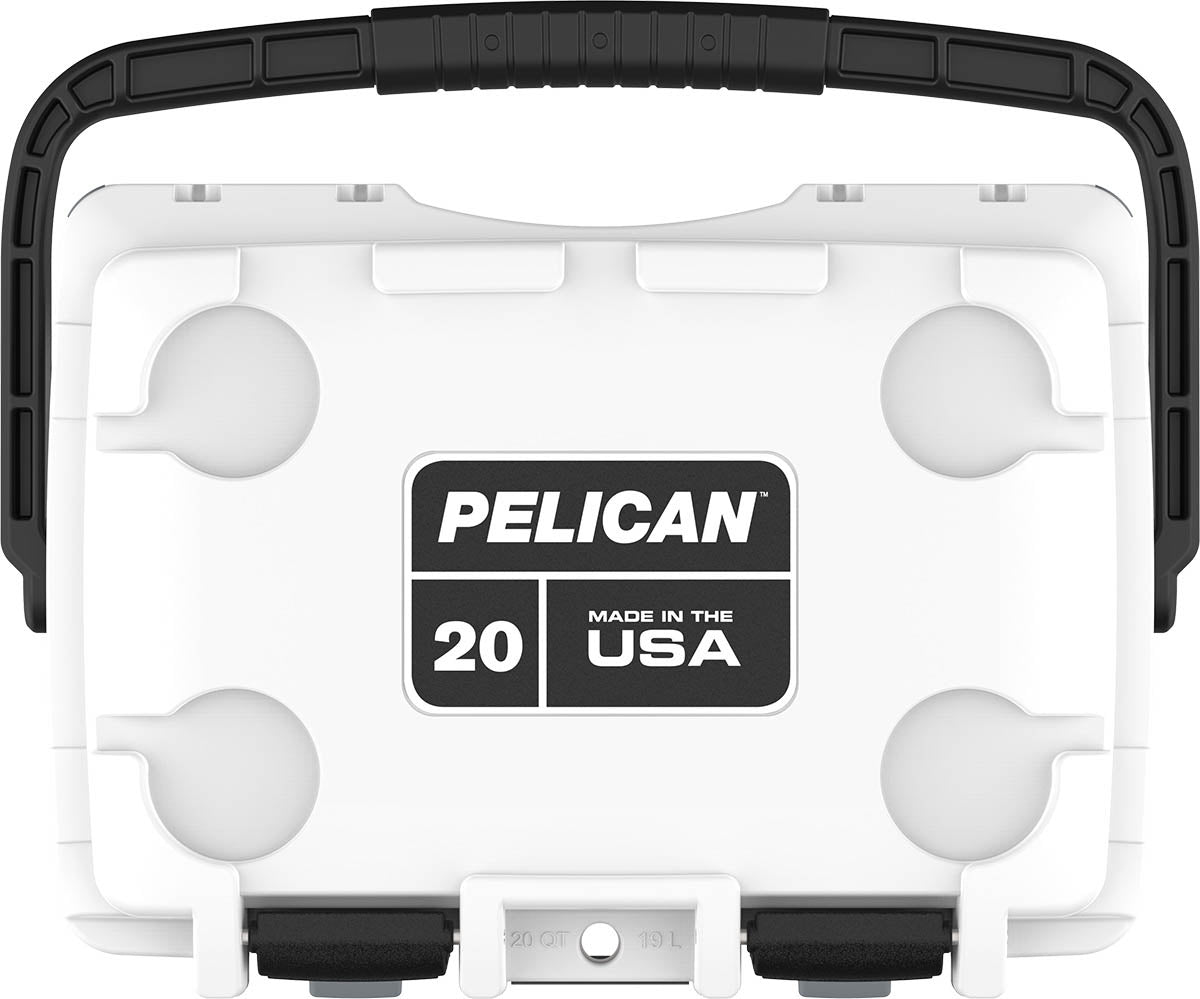Pelican 20QT Elite Cooler - Gray/White - 20Q-1-WHTGRY