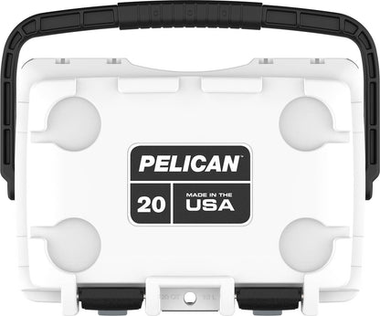 Pelican 20QT Elite Cooler - Gray/White - 20Q-1-WHTGRY