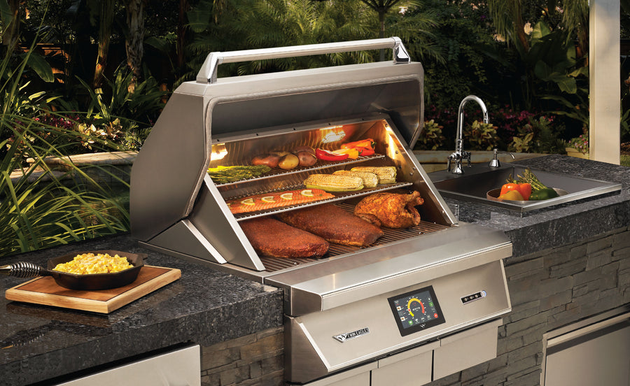 Twin Eagles 36" Pellet Smoker & Grill W/ Rotisserie - Built In