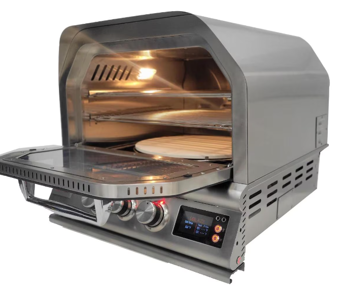 Blaze 26-Inch Built In Gas Outdoor Pizza Oven With Rotisserie - Propane