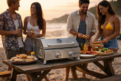 ProChef Stainless Steel Portable Propane Gas Grill  - 18" x 13"