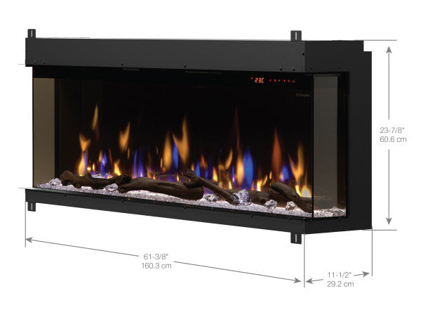 Dimplex IgniteXL Bold 60" Deep Built-in Linear Electric Fireplace