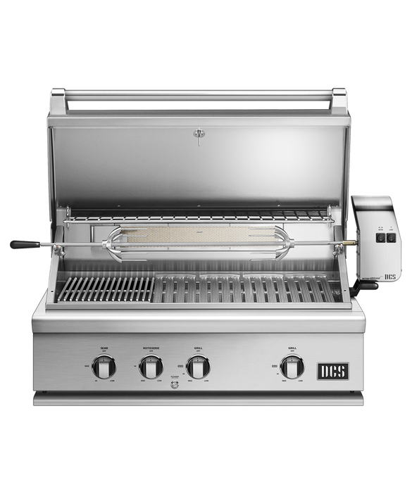 DCS 36 Inch Series 7 Propane Grill with Sear Burner and Rotisserie