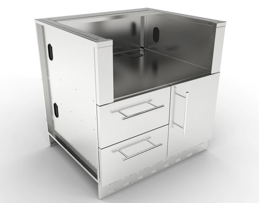 Sunstone 34 Inch Charcoal Grill Base Cabinet