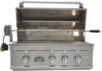 Sole 32 inch Gas Grill with rotisserie