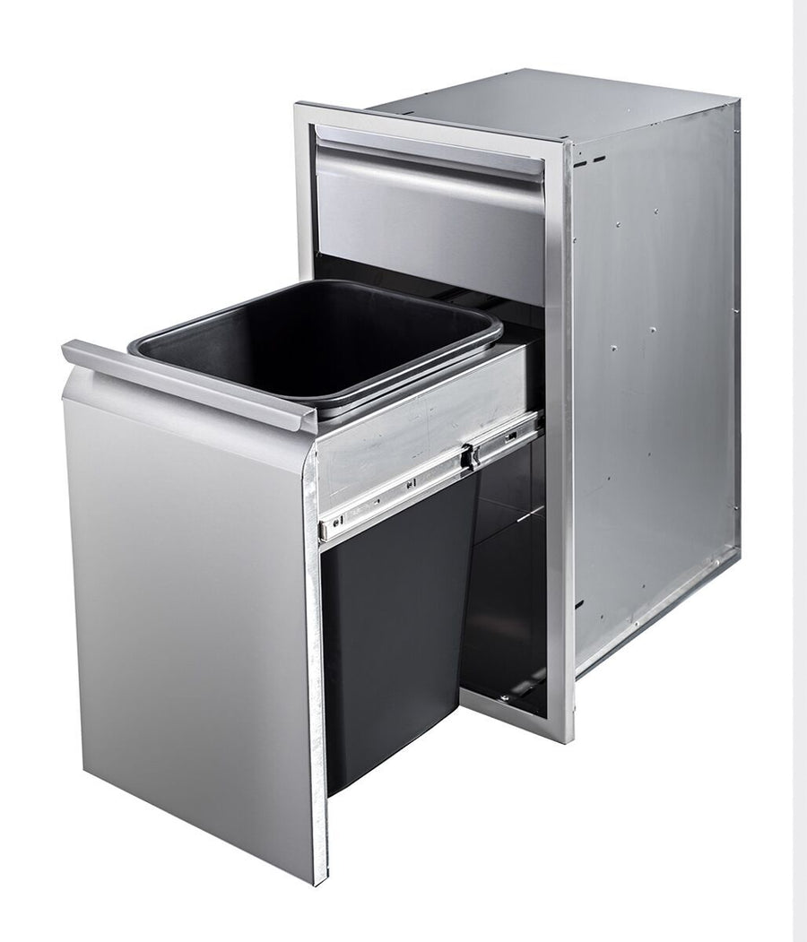 Memphis Single Drawer and Trash Drawer 15"
