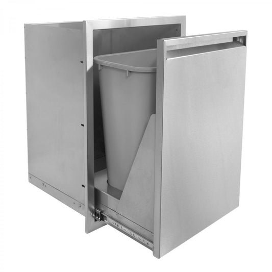 BBQ Island 350 Series - Roll-Out Double Trash/Recycling Bin