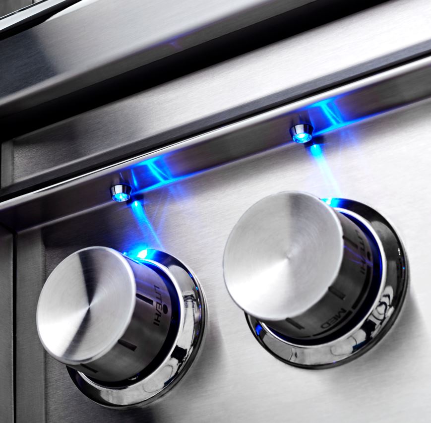 Lynx 54 Inch Professional Natural Gas Grill w/ Trident and Rotisserie on Cart