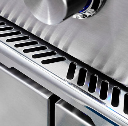 Lynx 54 Inch Professional Natural Gas Grill w/ Trident and Rotisserie on Cart