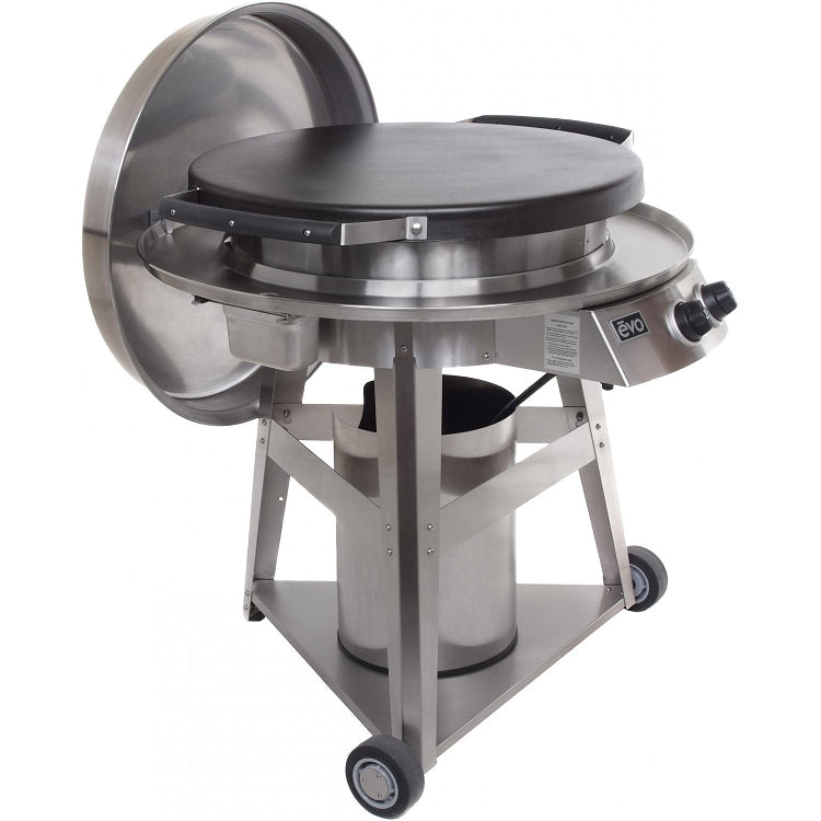 Evo 30 Inch Professional Flattop Grill on Cart - Natural Gas