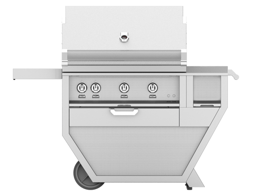 Deluxe Grill with Worktop and Storage Drawer